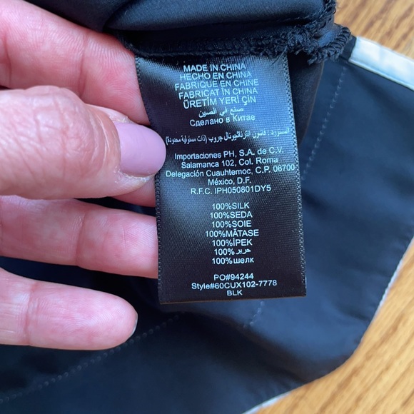 One shoulder silk top - Picture 4 of 4